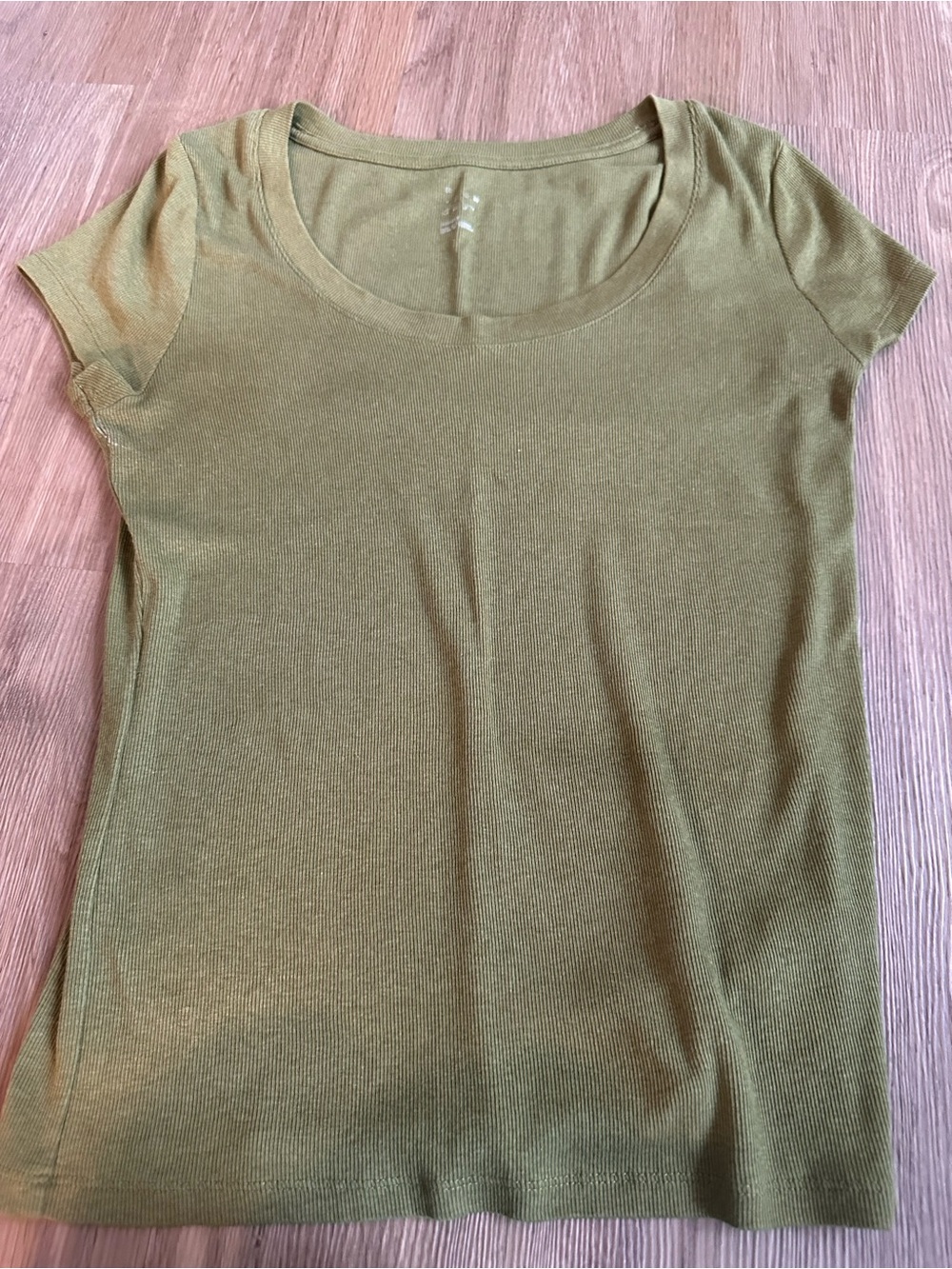 a new day Olive Green Short Sleeve Scoop Neck Tee